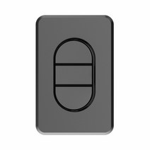 클릭탭 플래노 다크그레이 1로 3구 스위치 틸인스