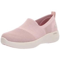 스케쳐스Skechers 여자용 고 워크 조이 디럭스 스트레치 핏 스니커즈 라이트 핑크 9 5