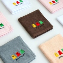 송월타월 쓰리베어즈 고리수건, 그레이, 5장