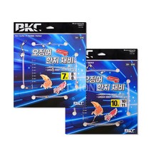 백경 BK-898 오징어 한치채비 이카메탈 한치 에기, 7단