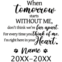 강아지 비석 대형 맞춤형 애완동물 슬레이트 락 묘비 개 이름 마커 플라크 기념석 AliExpress