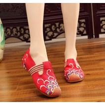 한복 신발 꽃신 여자 법당 선물 자수 여성 웨딩 슈즈