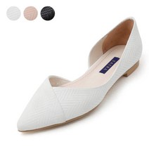 [SAERA] 세라구두 (여성화)S20P005 화이트 정장 캐쥬얼 구두 0.5CM
