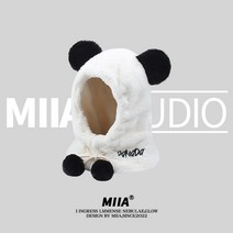 스노우보드 스키 모자 구에링공용팬더레이브캡 귀요미털기모귀달이 녀