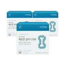 엔바이탈 뼈튼튼 칼마디 500 칼슘 분말 스틱 60p, 180g, 3개