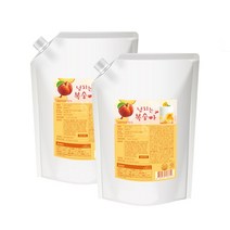 넘치는 복숭아 베이스 1kg 2개세트, 2개