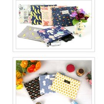 패턴 캔버스 파우치 지갑 데일리백 에코백 가방 사은품 여행용