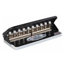 천공기 펀치 사무용품10 홀 종이 펀처 스테인레스 스틸 데스크탑 홀 펀치 10 시트 용량 직업 사무실 바인딩 용품 장비, 펀처10