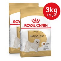 로얄캐닌 비숑 프리제 어덜트 3kg (1.5kg*2), 단품, 단품