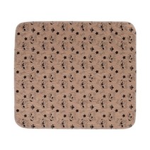 대형견켄넬 플라스틱 강아지 집 야외 개집 켄넬세척 가능한 애완 동물 소변 패드 방수 개 고양이 기저귀 매트 재사용 가능한 흡수성 개 기저귀 패드 뼈 발 인쇄 소파 침대 바닥, 커피, 내가 80x90cm