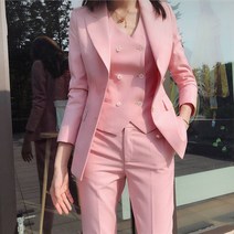 오피스룩 은행원 자켓 작업복 여성베스트 베이직 빈티지 상견례 직장인 유니폼 힙한
