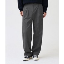 TOFFEE WOOL 투턱 와이드 슬랙스 (GREY) WOOL 2 TUCK WIDE SLACKS (GREY)