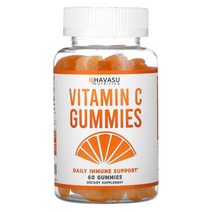Havasu Nutrition 하바수 뉴트리션 비타민C 구미 데일리 이뮨 서포트 Vitamin C Gummies 60정