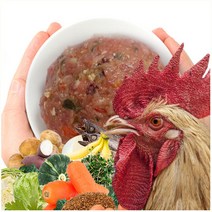 펫바프 펫푸드 강아지생식 바프식 닭 70% 야채퓨레 15종 30% 혼합제품 500g 수제 자연식 닭분쇄육 화식