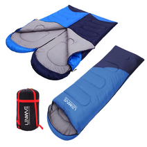 씨에카 이불겸용 캠핑 침낭 커플용 2인침낭 겨울여름 총길이215cm 낚시 차박 텐트 휴대용, 겨울용 침낭 1400g 그린