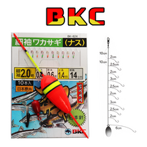 BKC 빙어채비 10본 일본침 고급형 빙어카드채비