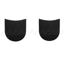 등산화깔창 고무 패치 신발 밑창 남성용 가죽 앞발 뒤꿈치 미끄럼 방지 수리 교체 DIY 매트 패드, [02] Black Heel Pad