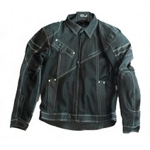 오토바이자켓 바이크자켓 komine jk006 카우보이 자켓 보호 데님 자켓 오토바이 downhill bike motocross coat with protector, 검은색, 1-xxxl