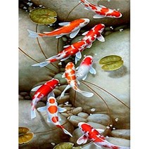 부귀재물 잉어 우드 직소퍼즐 동물 세로 행운 금전 상징 그림 300 500 1000조각 선물용 집중력향상 성인용 장난감, 02번, 300조각