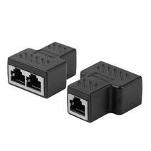 1pcs 2022 RJ45 1 ~ 1/2 LAN 이더넷 네트워크 케이블 여성 스플리터 어댑터 커넥터 스플리터 익스텐더 플, 02 Tee head