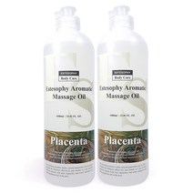 에스테소피 아로마틱 마사지 오일 플라센타 1L_, 2개, 1000ml