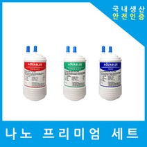 현대큐밍 정수기필터 호환 더슬림 HP-810W 프리미엄 전체 세트, (HP810W)L7프리미엄 4인치복합단방향3개