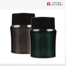 스위스밀리터리 루앙 보온죽통 500ml 보온도시락 보온밥통, 블랙