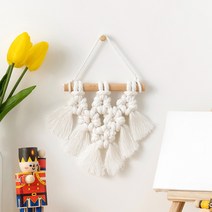 민화 마크라메 플라워 행잉 diy 벽장식 감성소품 만들기 레이스공예