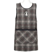 젤로조아 체크 면 누빔 앞치마, 블랙