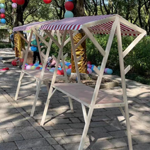 이동식 가판대 좌판대 접이식 부스 야시장 노점 행사, 상세이페이지 참고, 150x60x200 옐로우 화이트 접이식