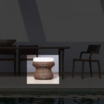 공기 에어 쇼파 의자 캠핑 야외 가구 발코니 안뜰 주거용 정원 등나무 작은 소파 맞춤형, 9.Table2