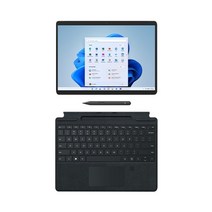 마이크로소프트 2022 서피스 프로 8 13 + 블랙 타입커버 + 슬림펜2, 그래파이트, 코어i5 11세대, 256GB, 16GB, WIN11 Home, 8PT-00030