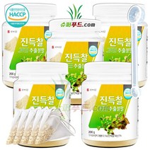 HACCP 식약처 인증 국산 진득찰 단백질 추출물 키레놀 헤스페리딘 사포닌 비타민 a 칼슘 팔라니토스 국내산 진득찰추출분말 + 슈퍼푸드.com 연자육 티백, 5세트, ( 병 200g + 1g )