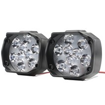 리튬 접이식 펫바이크 전동 출퇴근용 전기 자전거 9 LED 라이트 24V 36V 48V 60V 72V 15W 방수 오토바이 전, 01 2Pcs 9 lamp beads, 한개옵션1