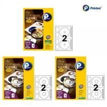 프린텍 애니 CD-R 라벨지 잉크젯 전용, V3771 (20매)