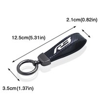 오토바이 키 체인 링 탄소 섬유 액세서리 야마하 r1 r3 r6 r7 r125 YZF R6 R1 R3 R7, 08 r125 red