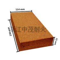 10장 내화벽돌 벽난로 내열 벽돌 화목난로 고온 방화 벽돌 중질 점토 벽돌 1300℃, 230x114x20mm