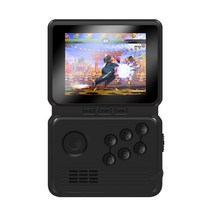 게임기 가정용 휴대용 에뮬 레트로 비디오 게임 콘솔 3.0 인치 m3 미니 핸드 헬드, 검은색