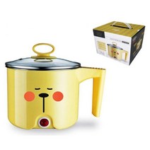 BYK 대용량 1000ml 라면냄비 무선포트 (옐로우), 20220707 본상품선택