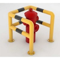 소화전보호대 야외 코너 기둥 안전 도로 가드 휀스, 나사별도구매