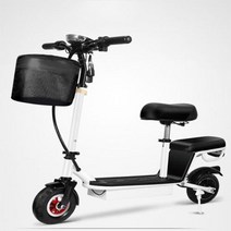전동스쿠터 전기 자전거 스쿠터 킥보드 바이크 36v 300w 접이식 스케이트 보드 미니 셔틀 키즈 내구성 90100km 리튬 배터리, 35-40KM white