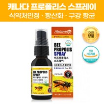 지엔 식약처인증 캐나다 프로폴리스 스프레이 액상 30ml 100% 폴라보노이드 플라보노이드 폴리폴리스 함유 입에 구강에 뿌리는 건강기능식품 온가족 항산화 구강 항균 작용 도움, 1개