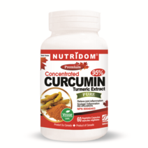 뉴트리돔 캐나다 터메릭 커큐민 강황 추출 심황 CURCUMIN Turmeric 400mg 베지, 60정, 1개