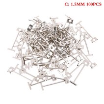건설 도구 실노 천을 마 상자 홀더100pcs 0.91.21.5mm 샘플 타일 레벨링 시스템은 강철 바늘 타일 레벨링 장치 클리어런스 도구 건설 도구를 대체 할 수 있습니다, 0.9mm 100개