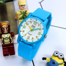 큐앤큐 어린이 시계 베이직 블루