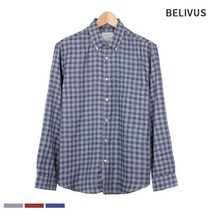 [빌리버스] 남성셔츠 BWO003 남자체크남방 남자긴팔셔츠 남성남방