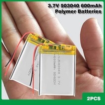 보조배터리50000 충전식 폴리머 배터리 스마트 홈 전원 은행 스피커용 리튬 이온 셀, 3.7v, 검은색