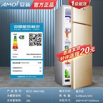1인가구 냉장고 150리터 180리터 100리터 500리터 300리터 미니 냉동고 냉동실, 98P148 양문형 골드