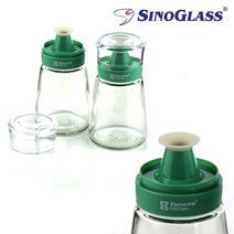 시노글라스 스마트 소스병160ml 2p세트 오일병-그린