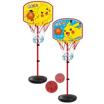 포켓몬스터 높이조절 키높이 어린이 농구대 + 미니 농구공 세트